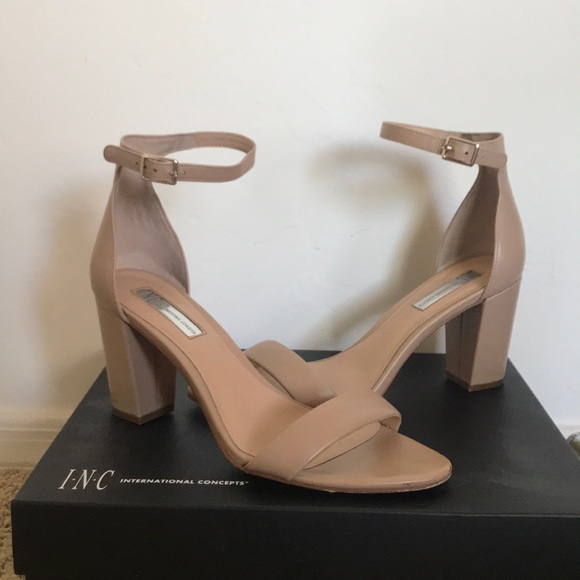INC International Concepts Shoes - INC Nude Heels